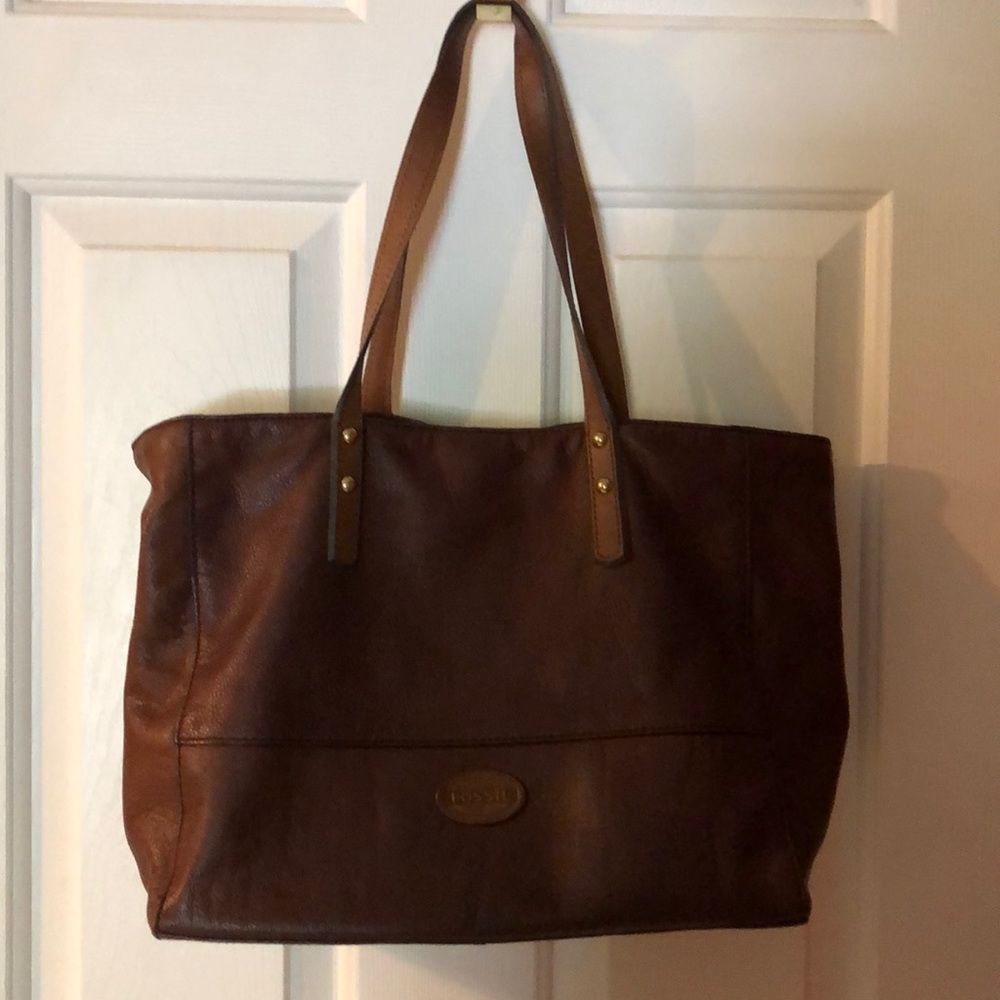 Fossil leather bag